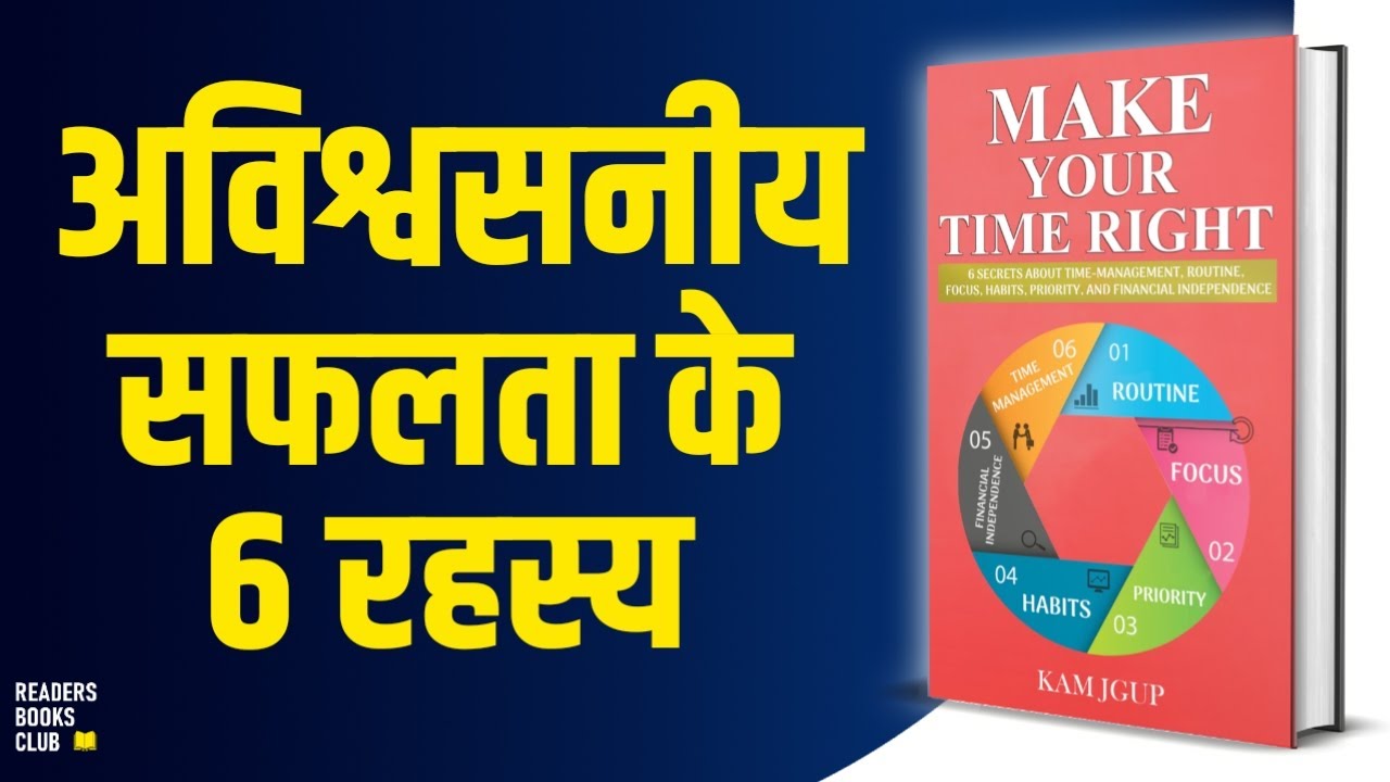 100% Success Guarantee Make Your Time Right by Kam JGup Audiobook | Book Summary in Hindi