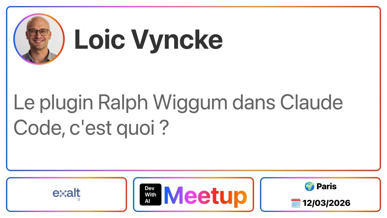 Loic Vyncke - Le plugin Ralph Wiggum dans Claude Code, c'est quoi ?