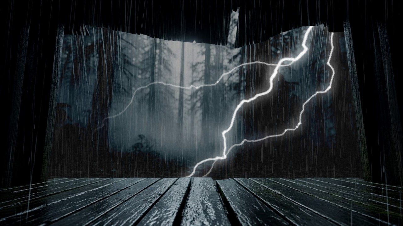 🔴 Rain & Thunder Sleep Sounds LIVE 24/7 | Sleep Deep All Night