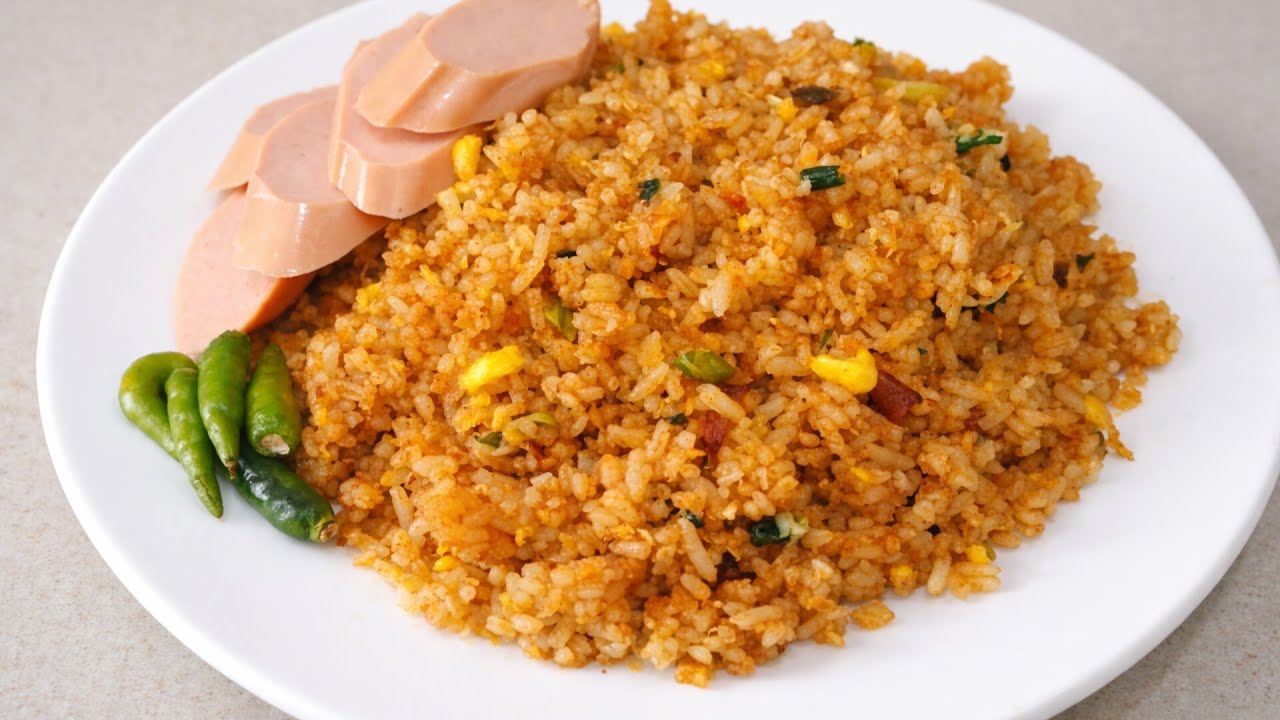 Nasi Goreng Pedas Simple untuk Sarapan Sat Set