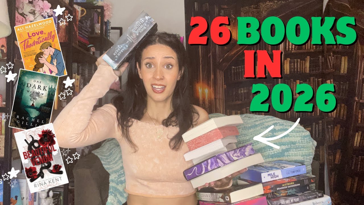 26 книг, которые я хочу прочитать в 2026 году 📚✨ | Книжный Рождество, День 9