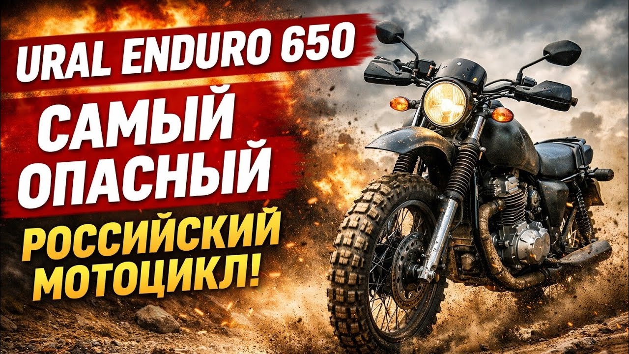 «Ural Enduro 650 — Самый Опасный Российский Мотоцикл!» ✅