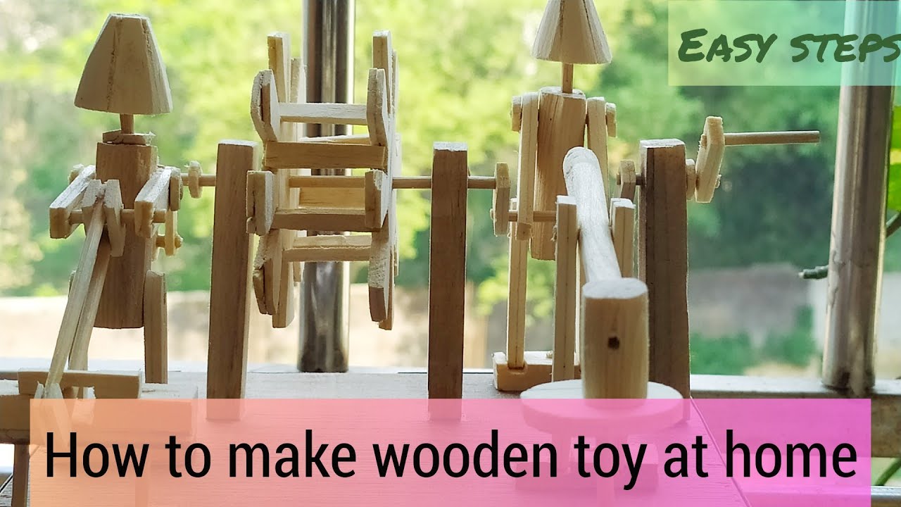 How to make wooden toys| mechanical toys| diyprojects| bestoutofwaste| wooden works| amazing crafts