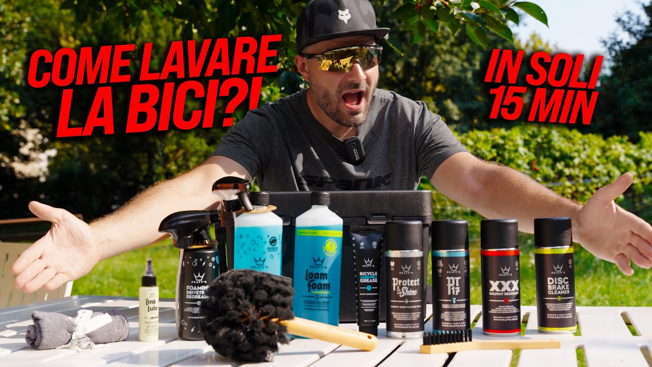 COME LAVARE LA BICI IN 15 MINUTI??? PROVIAMO I PRODOTTI PEATY'S