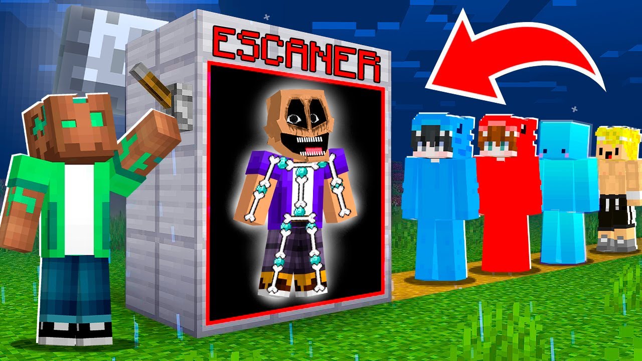 Hice un ESCÁNER para Descubrir los SECRETOS de los Youtubers en Minecraft!
