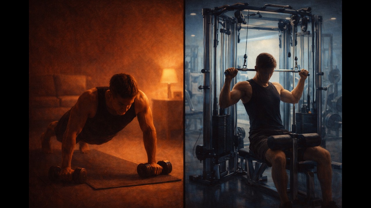 Prise de masse chez toi ou en salle ?