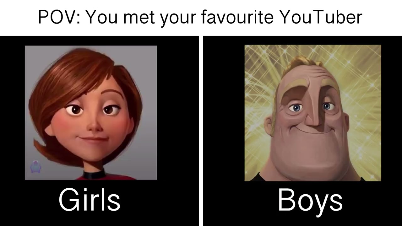 Girls vs. Boys | Mr. Incredible (3)