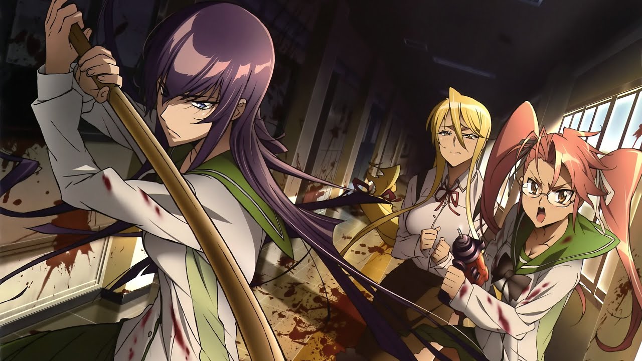 [作業用BGM   OP ED ]学園黙示録 HIGHSCHOOL OF THE DEAD