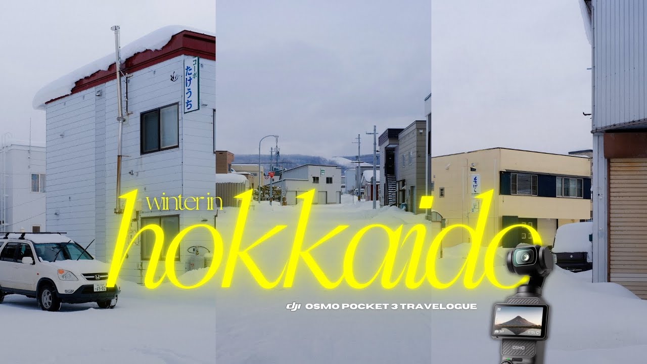 Discovering Hokkaido, Japan with DJI Osmo Pocket 3 & Fujifilm X-E4 || Sapporo, Otaru, Furano