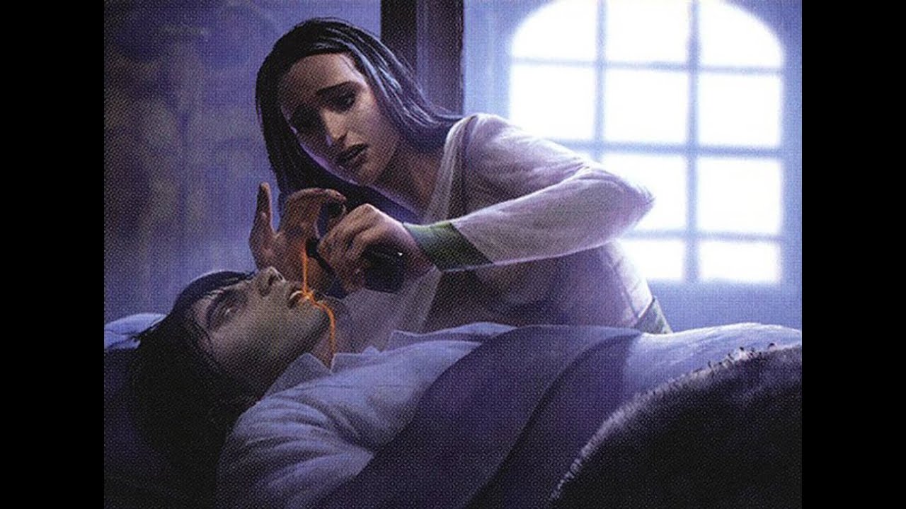 TAINTED REMEDY: Anti life combo enchantment. MTG ARENA