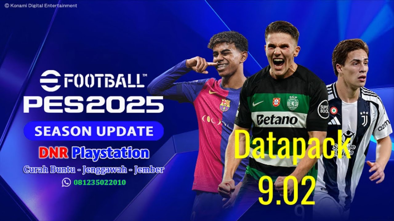 INSTALL Monster Patch Datapack 9.02 | E-Football PES 2025 Edisi Winter | PS4 Hen