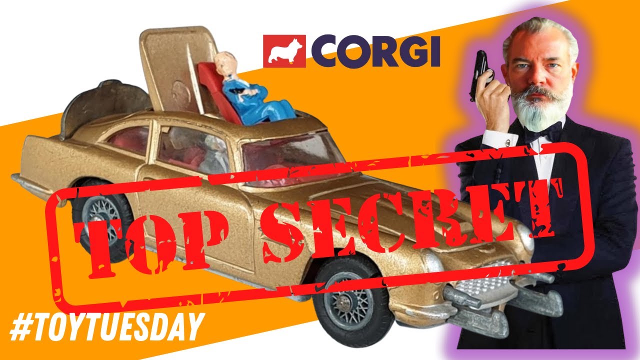 Распаковка новой игрушки Джеймса Бонда DB5 от Corgi 261 Goldfinger 60-х годов, версия RT26101