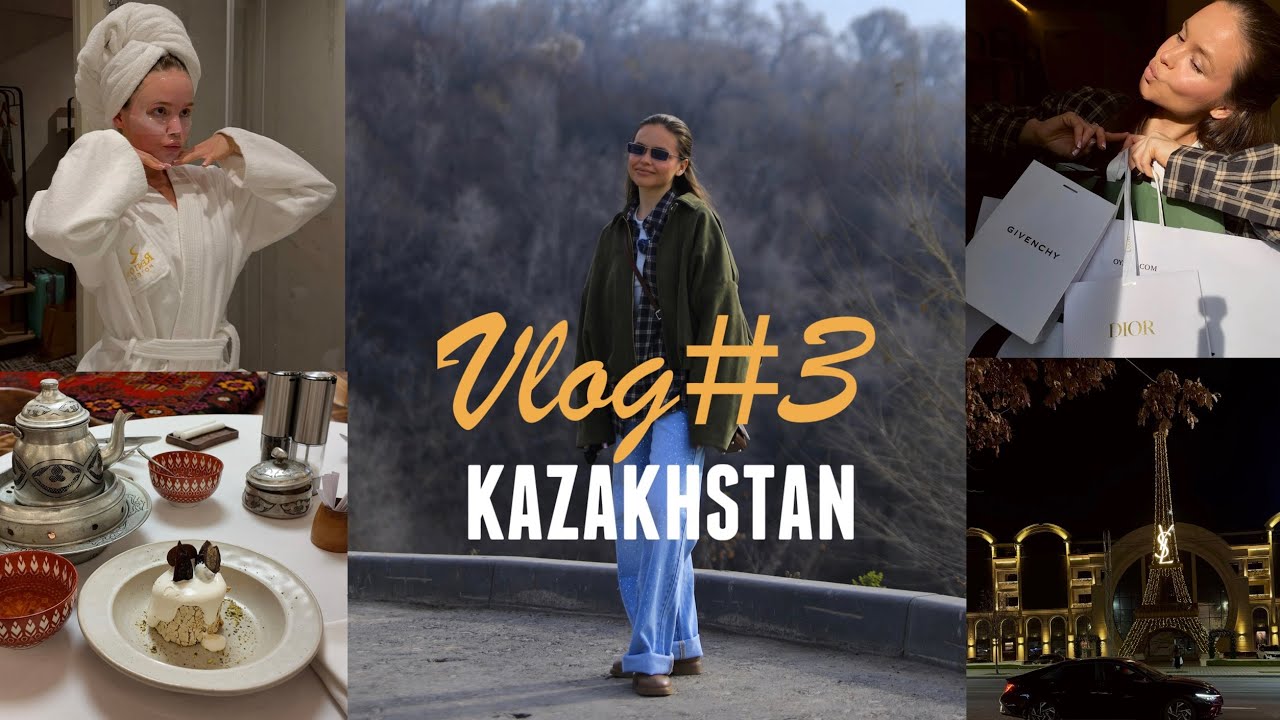 Vlog#3 Ноябрь Казахстан🇰🇿 Гора Кок-Тобе| Пробую национальную еду| Пересадка в Новосибирске| Шопинг