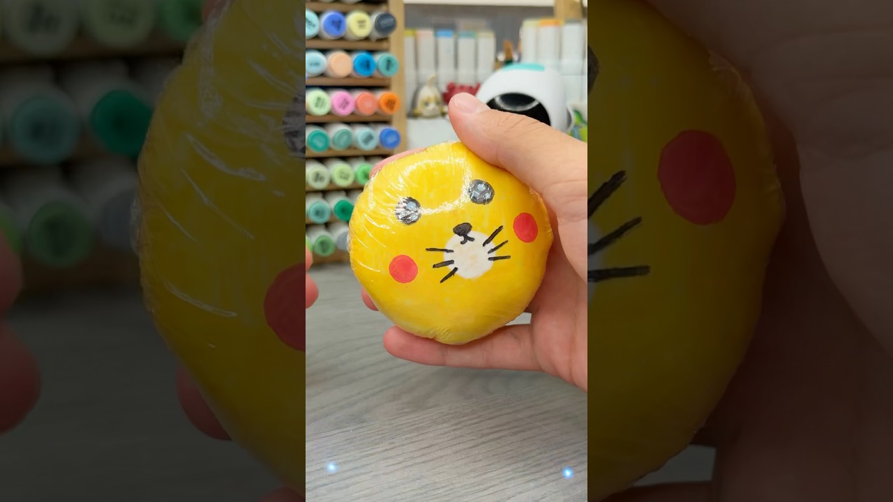 😲DIY No Paper Squishy😯!? #squishy #diysquishy #papersquishy #diyfidgets #crafts #cutecrafts #cute