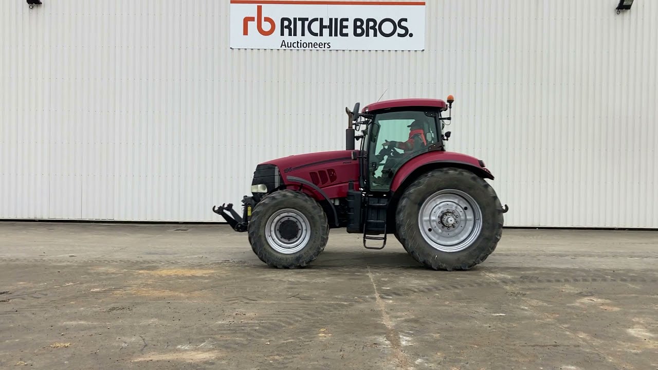 2008 Case IH Puma 195 4WD Agricultural Tractor I St Aubin, France Auction - 7 & 8 December