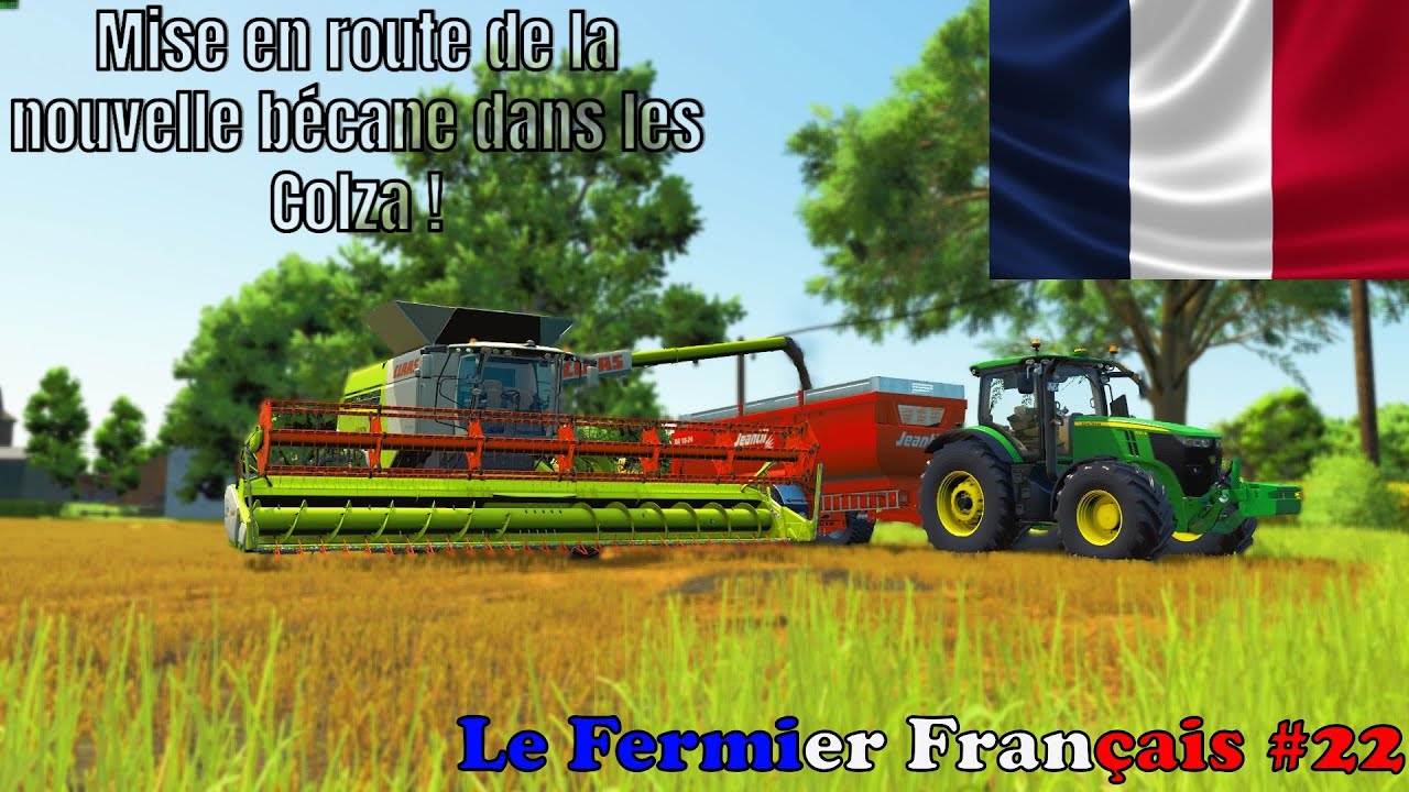 FS25| Le Fermier Français #22| On met en route la nouvelle bécane dans les Colza !