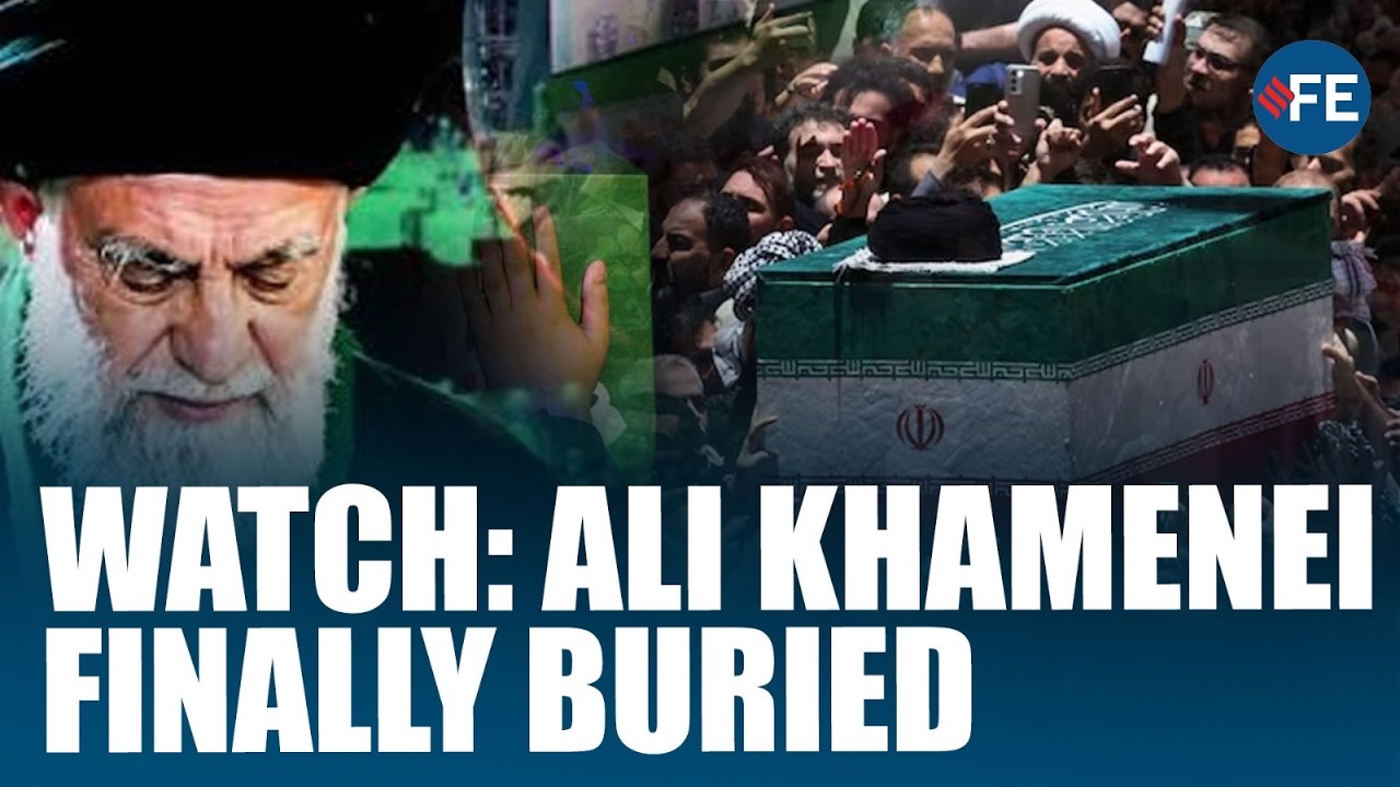 Ali Khamenei Buried In Mashhad; Emotional Scenes In Iran As Millions Mourn Late Supreme Leader