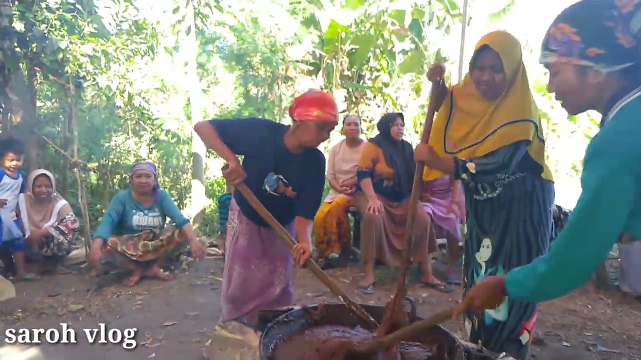 suasana di pedesaan ,,,lagi buat jenang,,, hidup didesa