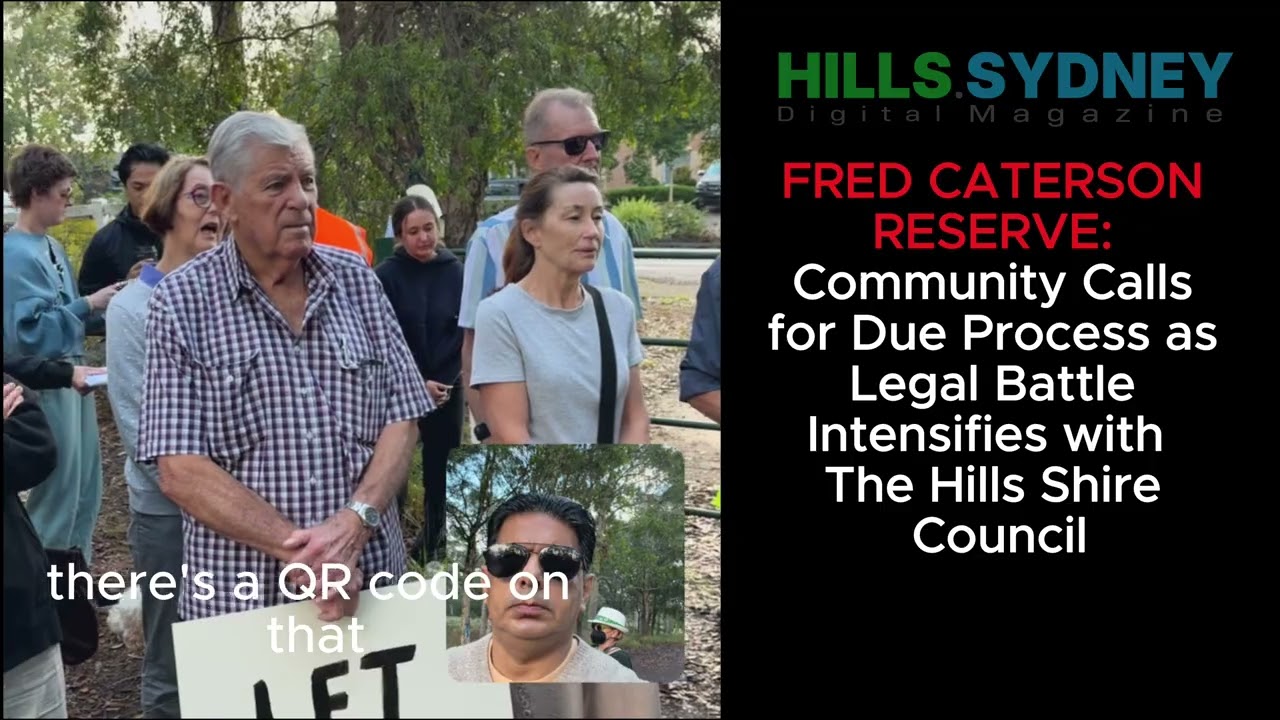 🎥 Fred Caterson Reserve: Community Calls for Due Process as Legal Battle Intensifies