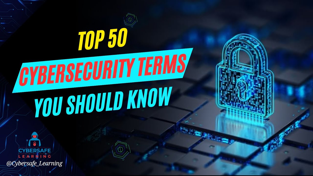 Top 50 Cybersecurity Terms You Should Know in 2025 | CyberSafe Learning