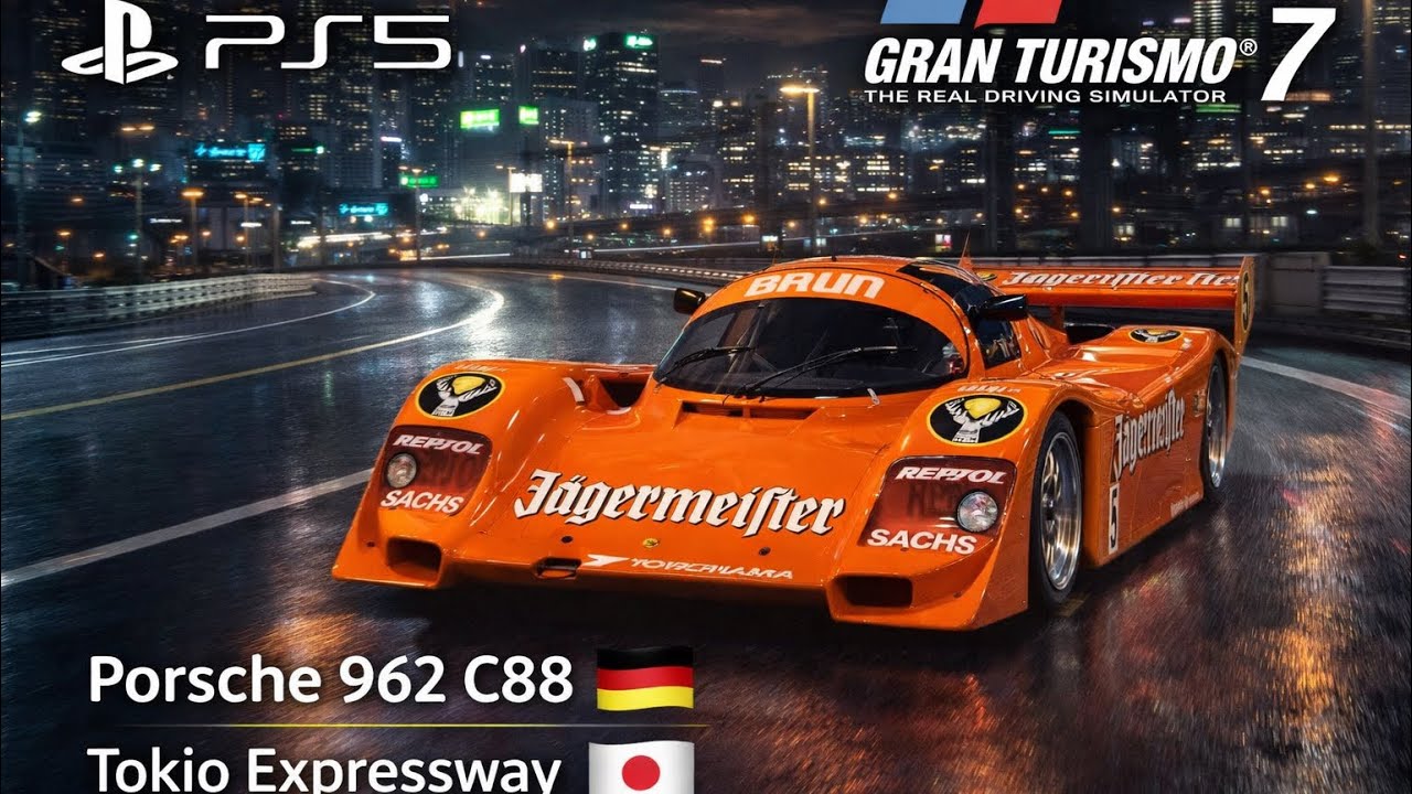 Porsche 962 C88 ’88 | Tokyo Expressway | Time Trial | Gran Turismo 7 (PS5)