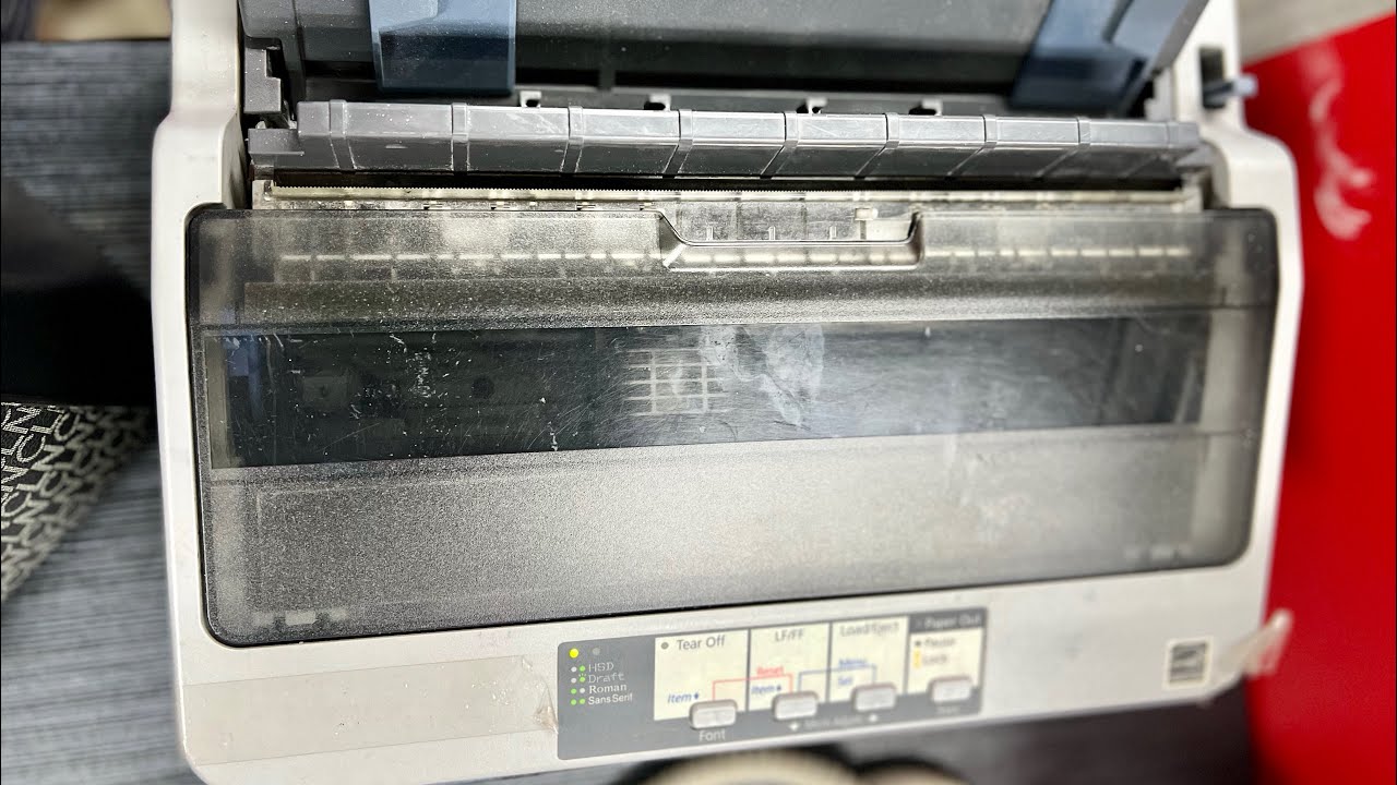 Pano magpalit ng ribbon ng Epson LX-310 | how to change ribbon on Epson LX-310 #junceldiaries #epson