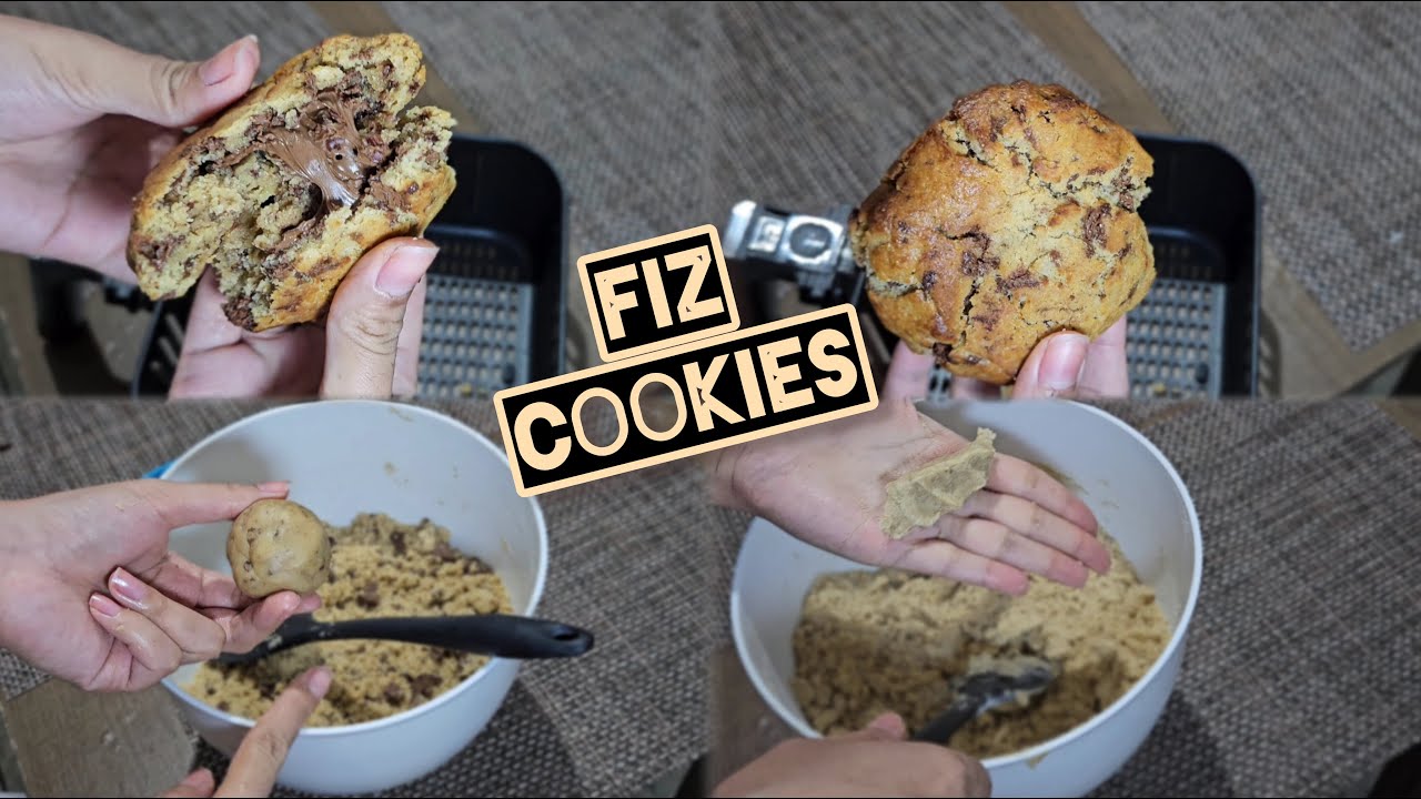 FIZ COOKIE CASEIRO (mas não saiu como eu esperava)