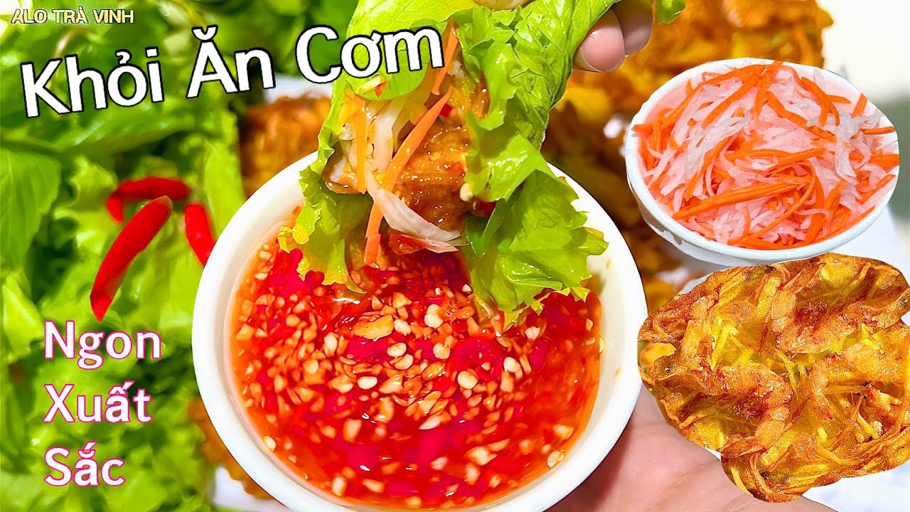 Ngày Tết Ngán Ăn Cơm Làm Món Này Ăn No Phê, Ngon Hơn Bánh Xèo- Fried shrimp cakes