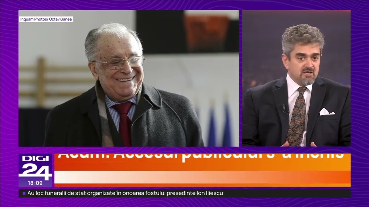 Paleologu: Ion Iliescu a fost un președinte care a divizat profund. Este președintele marii fracturi