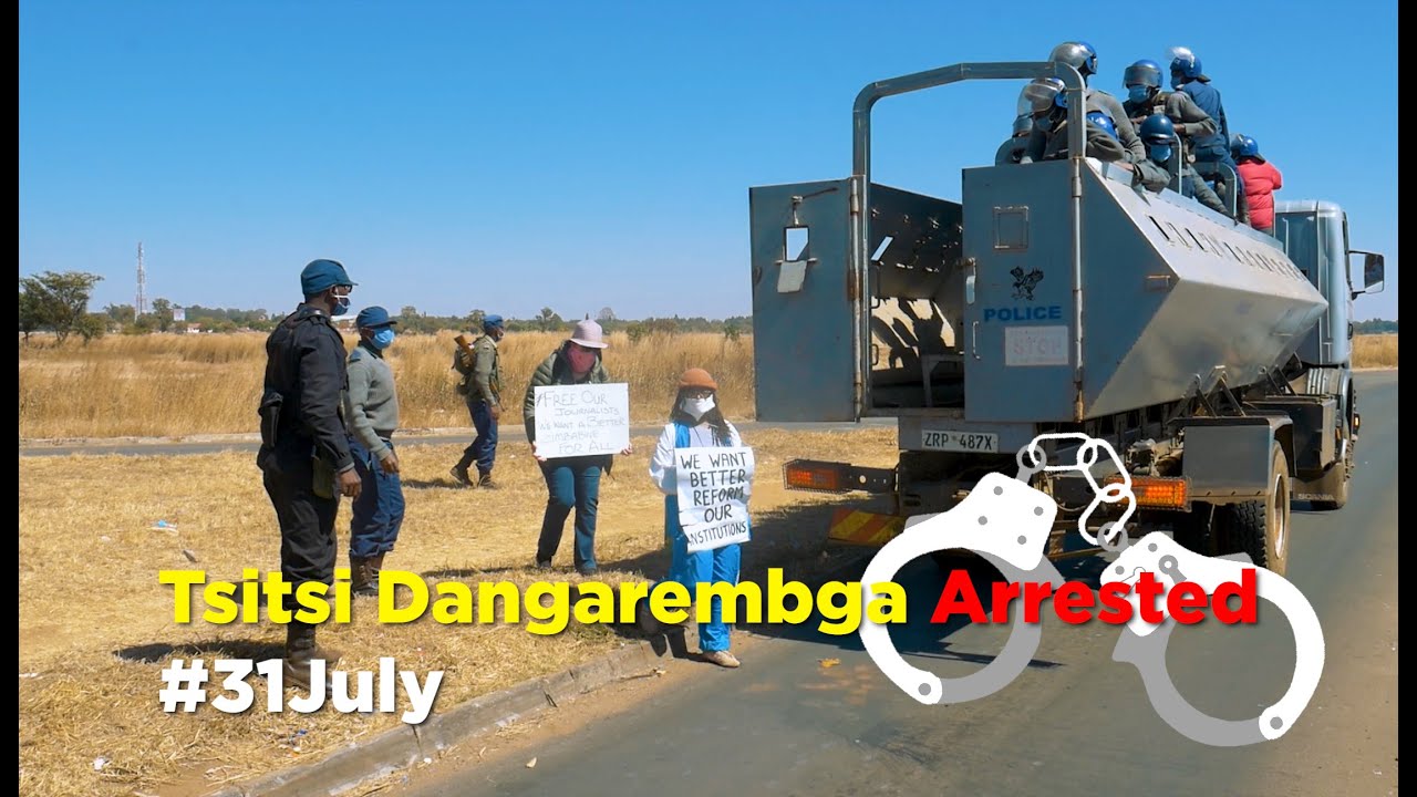 Tsitsi Dangarembga Arrested #31July