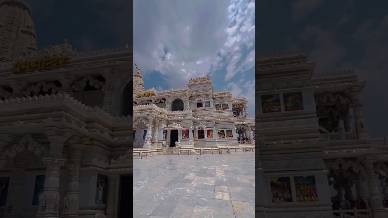 Magic of Vrindavan ⋆˚✿˖&deg;🤎#vrindavan #edit #krishna #temple #hindu #sukoon #viral #shorts #radheradhe