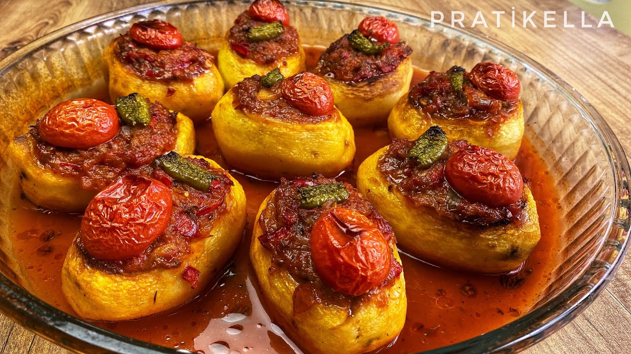 İftara Kolay ve Lezzetli Patates Çanağında Kıyma Nasıl Yapılır / Enfes Patates Karnıyarık Tarifi