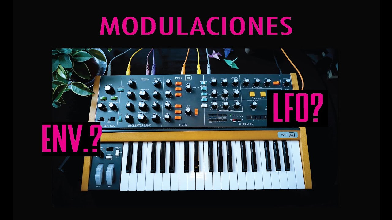 Cómo usar las modulaciones de un SINTETIZADOR? - TODO sobre el POLY D (copia MINIMOOG?)