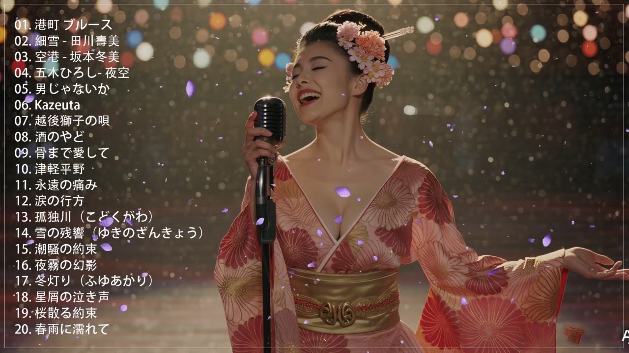 【演歌-Enka】日本演歌プレイリスト｜懐かしの名曲集 💝🔊日本演歌 の名曲 メドレー💝🔊🎷 演歌の調べに包まれて、あの日の涙を思い出す