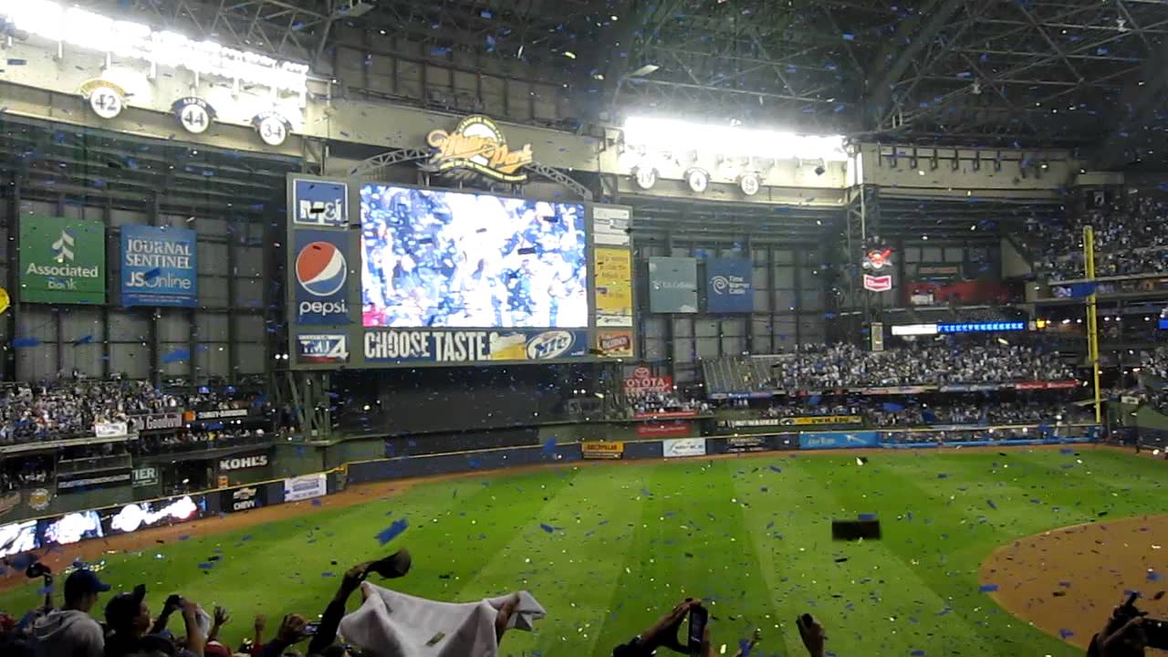 Brewers Clinch 2011 Central Division Championship Live at Miller Park!