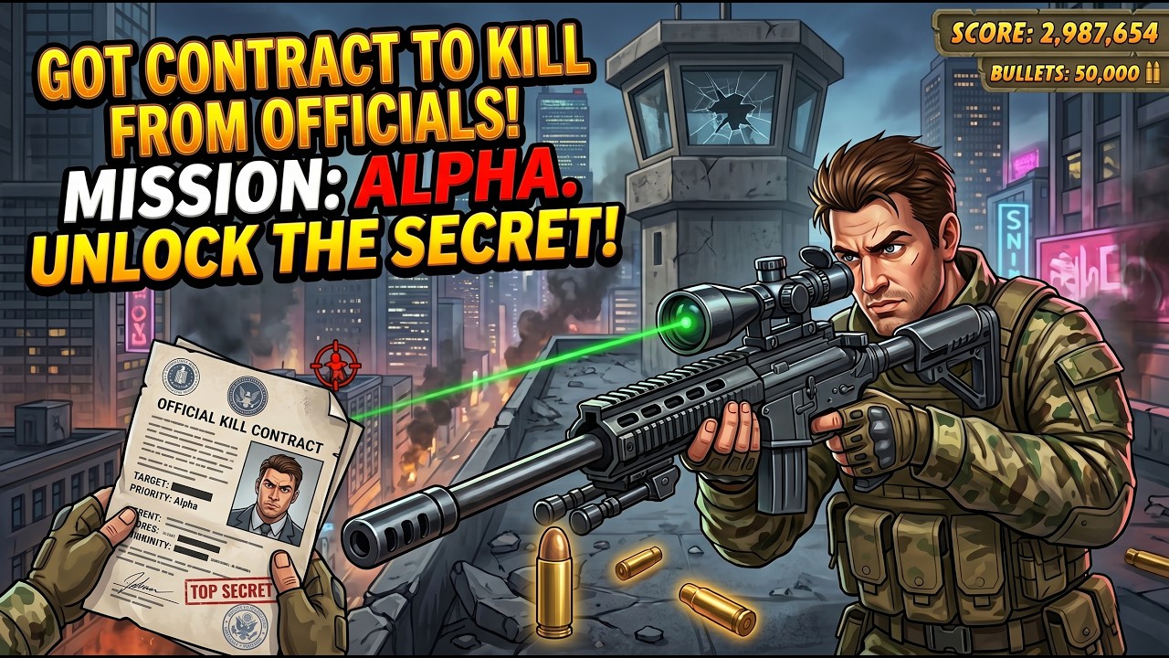 I Got a Contract to kill from Officials😁Part:1 Tried to save hostages😃