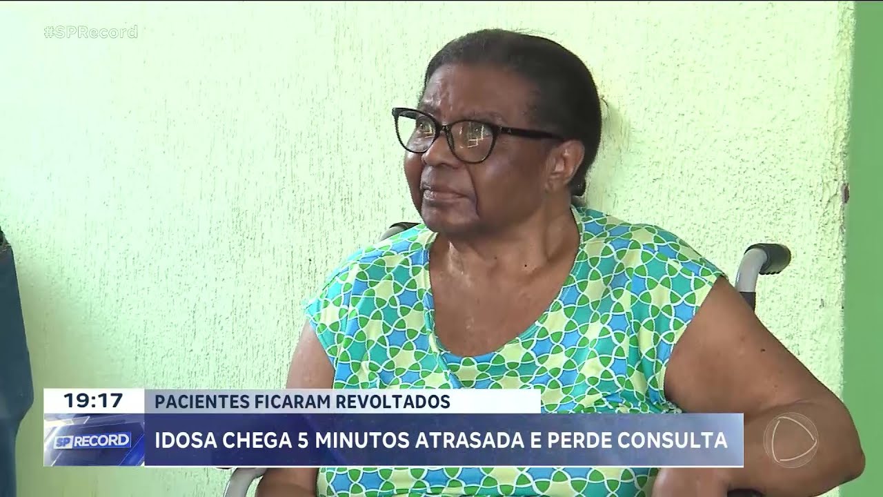 Idosa de 96 anos chega 5 minutos atrasada e perde consulta, em Ribeirão Preto