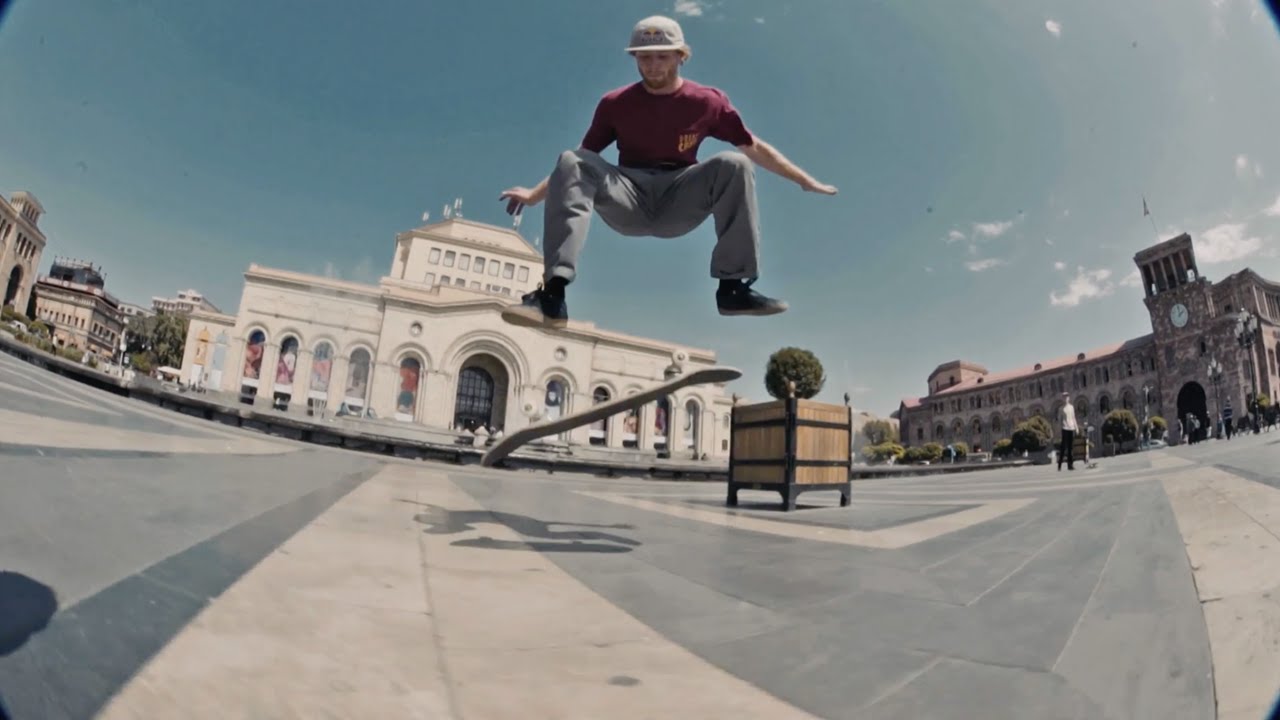 Skating The Edge of Europe w/ Madars Apse, Barney Page & Co  |  ZIGZAGGING THE CAUCASUS Part 3
