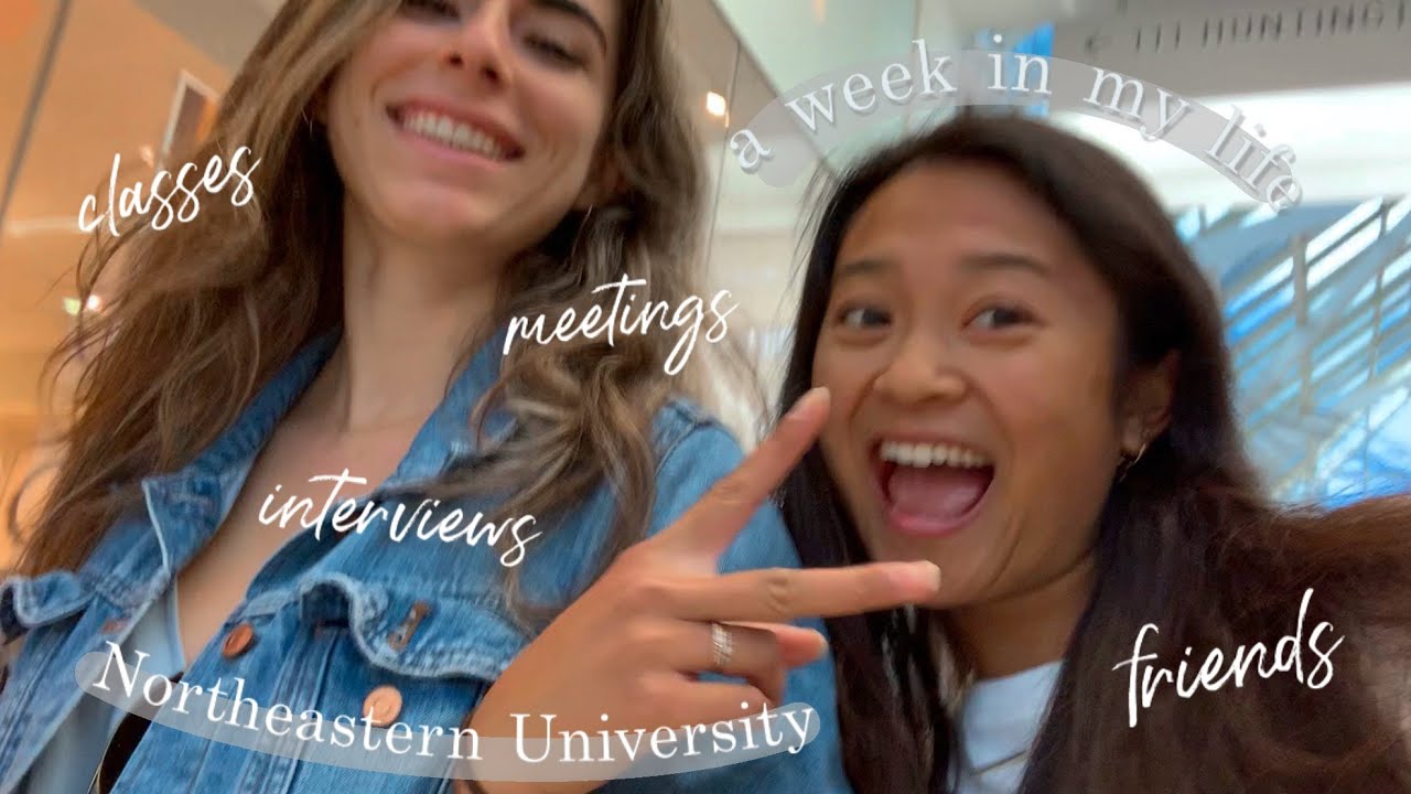 a week in my life | northeastern university | fall 2019