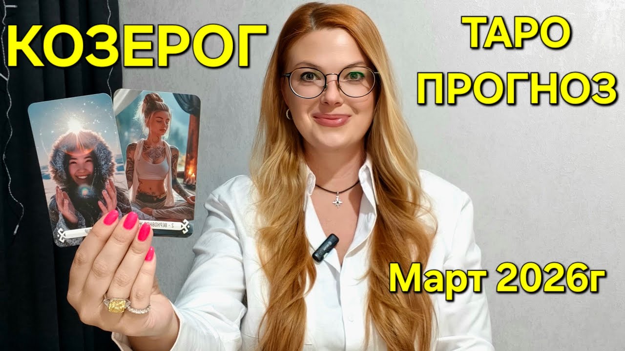 КОЗЕРОГ ТАРО Прогноз на Март 2026г 🔮 Расклад таро: Какие события ожидают? Гадание онлайн ТАРО МЕЧТЫ