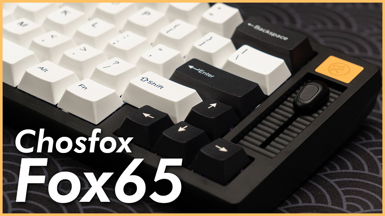 Chosfox Fox65 | A 65% Keyboard With A Volume Slider