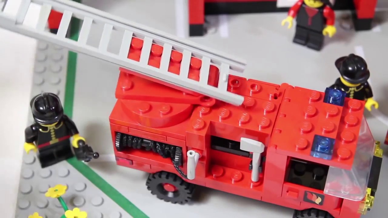 Lego Town 6382 Fire Station   1981   BrickBuilder History
