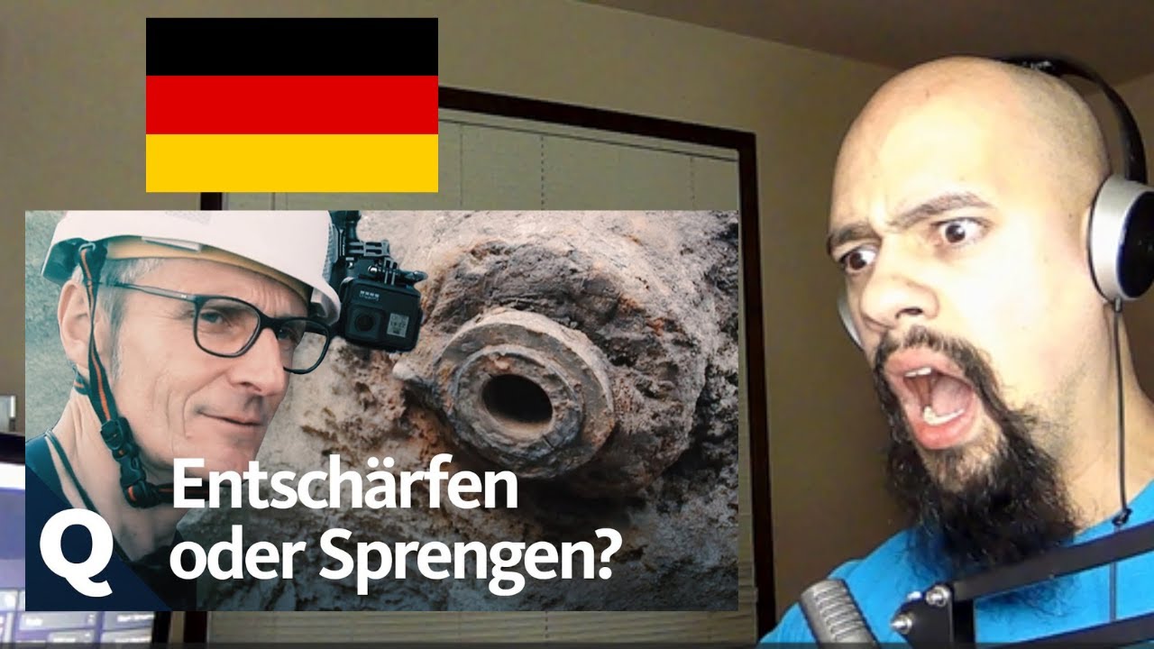 American Reacts To So entschärft der Kampfmittelräumdienst Bomben  Quarks