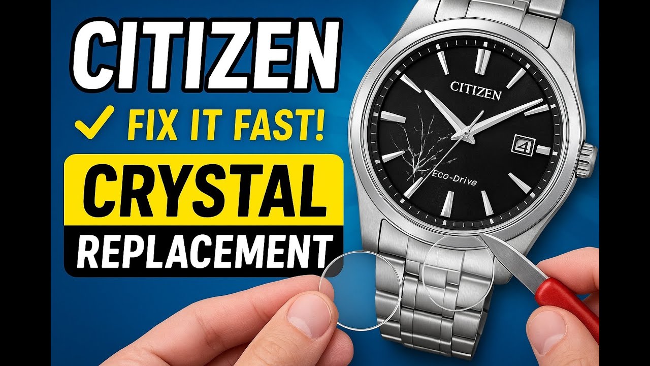 Citizen Eco Drive Crystal Replacement