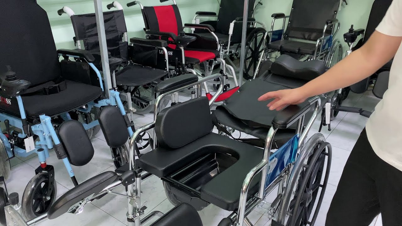 Xe Lăn Có Bô Ngả Nằm Lucass X7AB | Tải trọng 150KG Bảo Hành 12 Tháng | Siêu Thị Xe Lăn