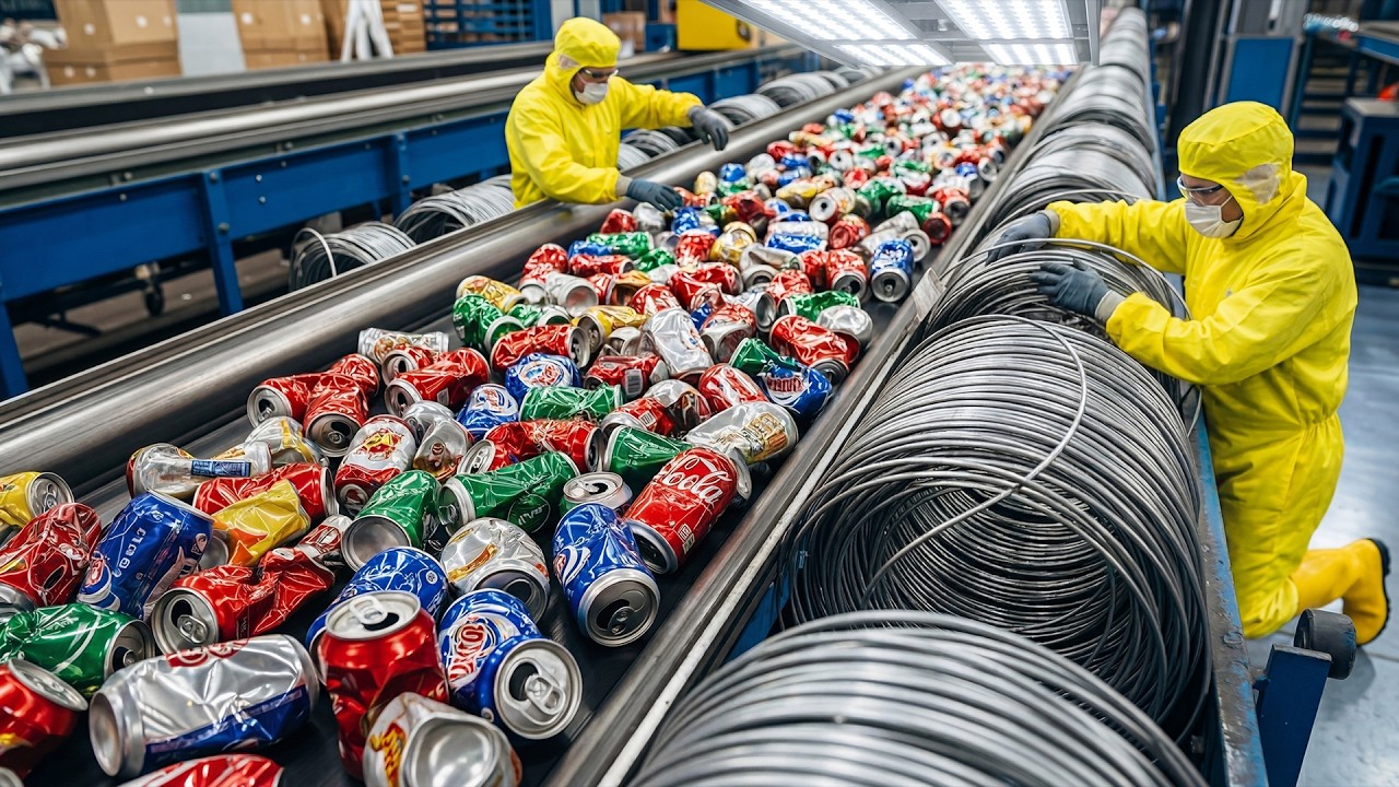 Transforming Scrap Metal: A Recycling Factory Manufacturing Documentary