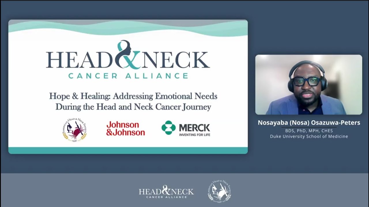 Hope & Healing: Addressing Emotional Needs During The HNC Journey