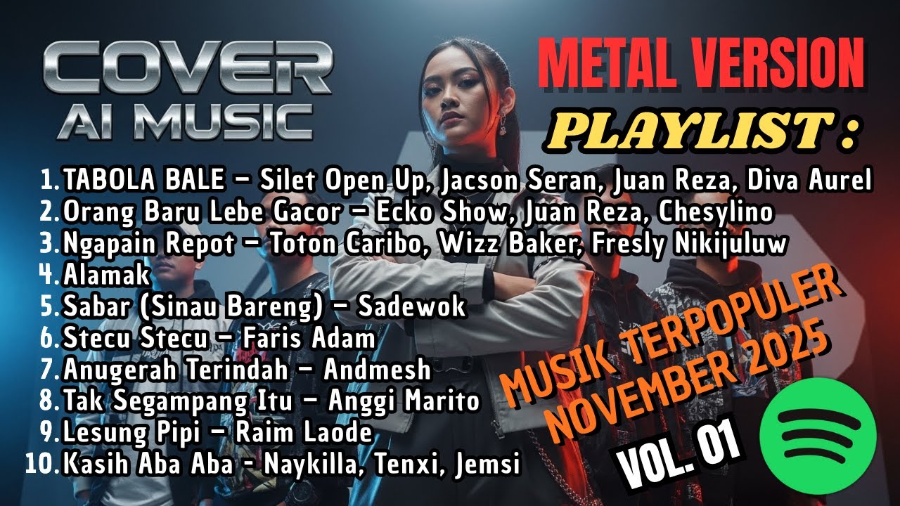 Playlist Metal Hardcore Cover &ndash; Lagu Terpopuler November Heavy Remix Indonesia | Female Metal Vocal
