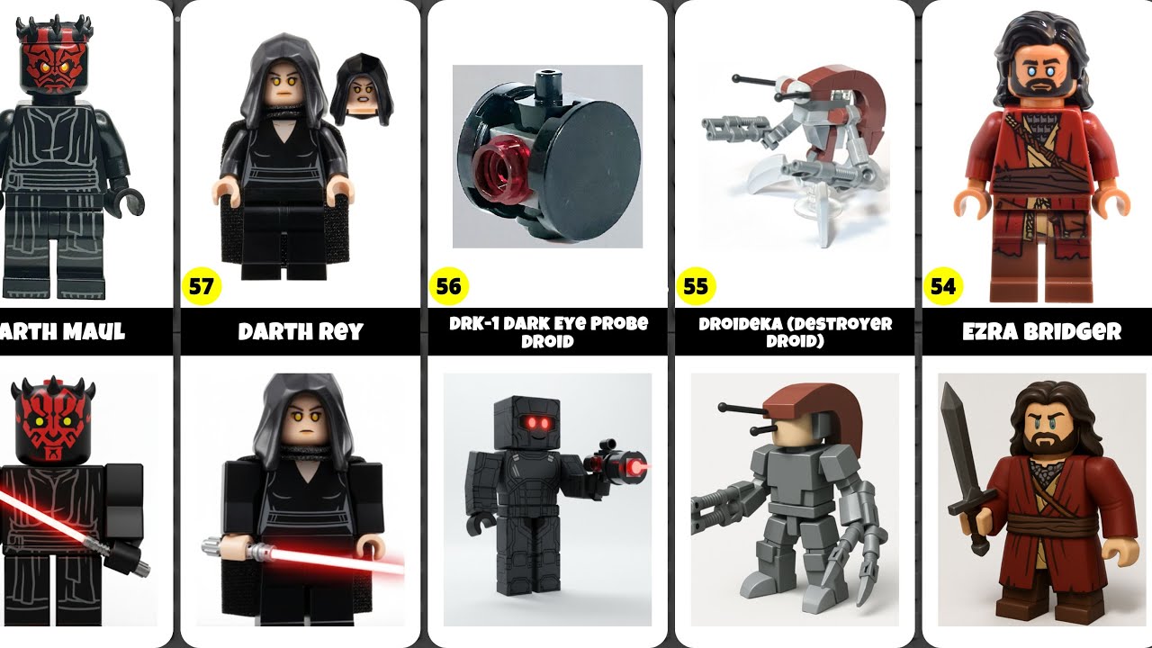 Roblox STEALS ALL Lego Star Wars 2024 Characters! | Comparison