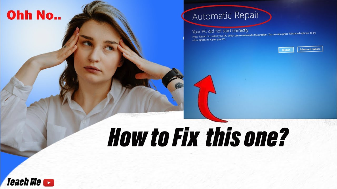 How to Fix Automatic Repair Problems in Windows(Easy Tips)💯